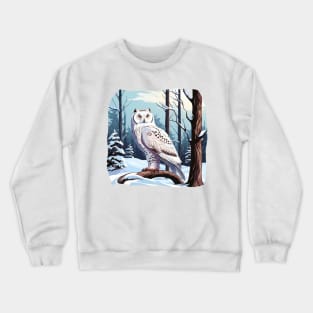 Snowy Owl Crewneck Sweatshirt